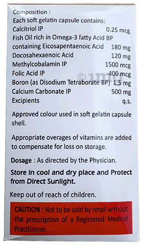 Calcineed Max Soft Gelatin Capsule