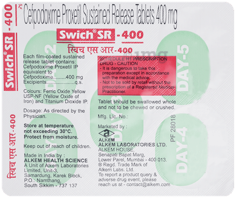 Swich 400mg Tablet SR image