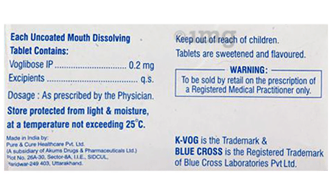 K-Vog 0.2mg Tablet MD image K-Vog 0.2mg Tablet MD image