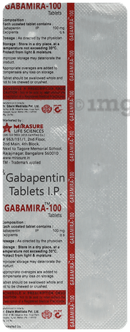 Gabamira 100mg Tablet image