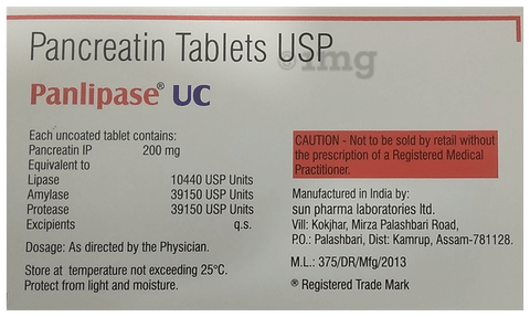Panlipase UC Tablet image