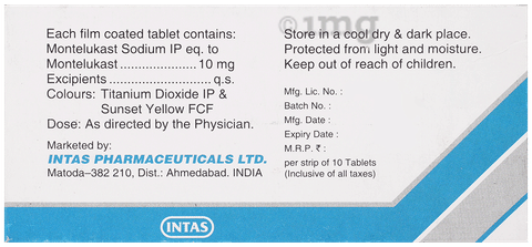Lukotas 10mg Tablet image