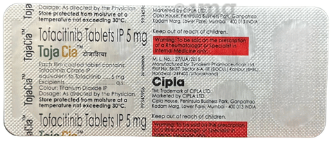 Tojacia 5mg Tablet image Tojacia 5mg Tablet image