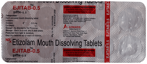 Ejitab 0.5 Tablet MD image