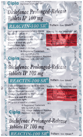 Reactin 100 SR Tablet image