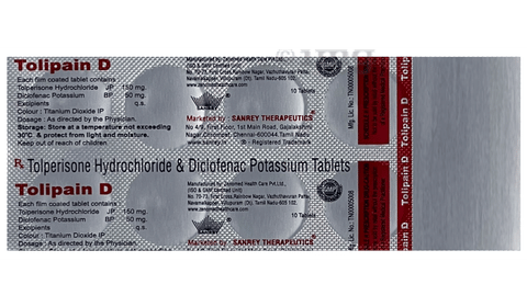 Tolipain D Tablet image