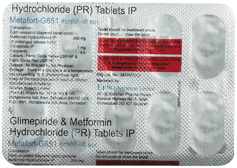 Metafort-G 851 Tablet PR