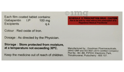 Cytogaba 100 Tablet image Cytogaba 100 Tablet image