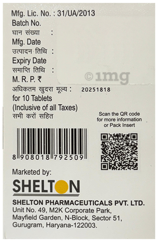 Shelamine OD Tablet PR image Shelamine OD Tablet PR image