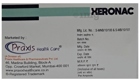 Xeronac Injection image