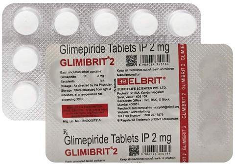 Glimibrit 2mg Tablet image Glimibrit 2mg Tablet image
