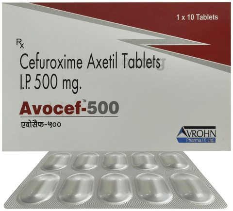 Avocef 500mg Tablet image