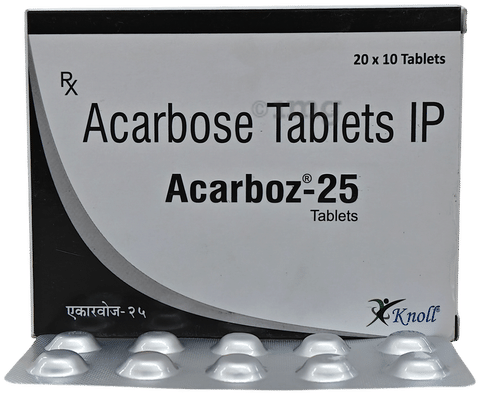Acarboz 25mg Tablet image Acarboz 25mg Tablet image