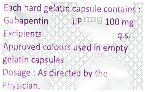 Cygaba 100mg Capsule image Cygaba 100mg Capsule image