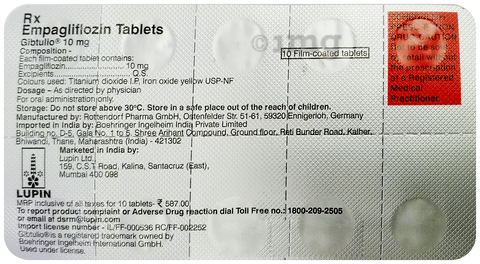Gibtulio 10mg Tablet image Gibtulio 10mg Tablet image