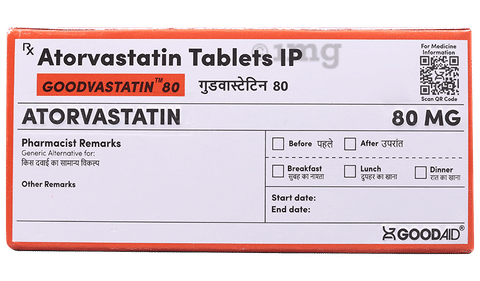 Goodvastatin 80 Tablet image