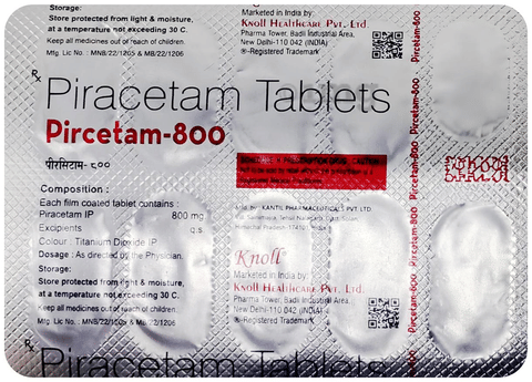 Pircetam 800mg Tablet image Pircetam 800mg Tablet image