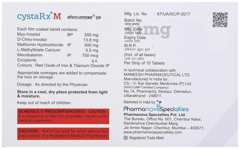 Cystarx-M Tablet image