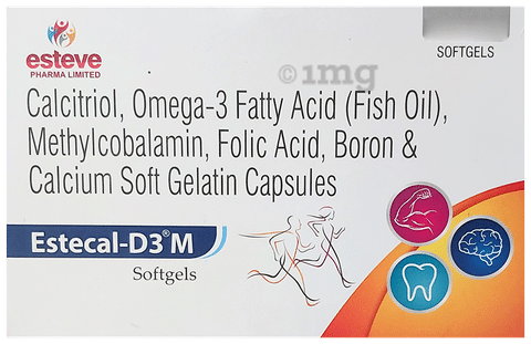 Estecal-D3 M Softgel Capsule