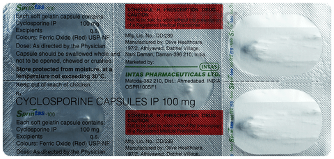 Sprintas 100mg Capsule image