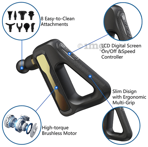 Dominion Care Acupressure 32 Speed 8 Sport Head Triangle Massage