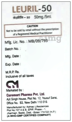 Leuril 50 Injection image