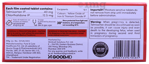 Aidsartan CT 12.5 Tablet