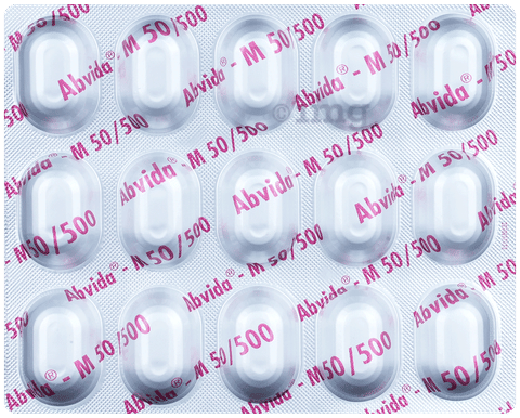 Abvida-M 50/500 Eazy Glide Tablet SR image