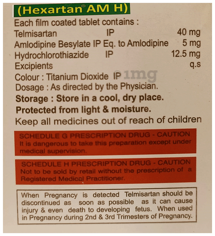 Hexartan AM H Tablet