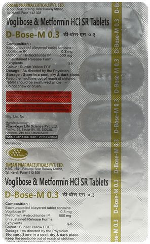 D Bose M 500mg/0.3mg Tablet