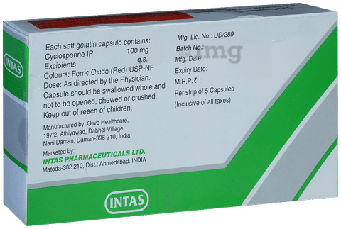 Sprintas 100mg Capsule image