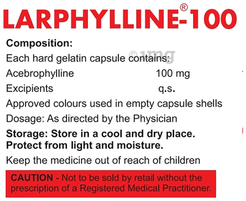 Larphylline 100 Capsule image