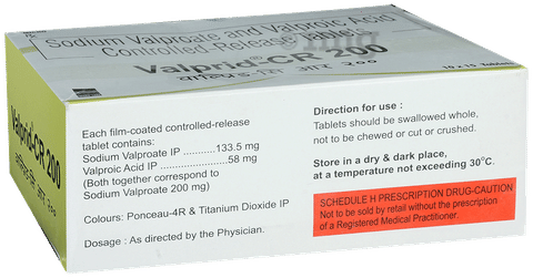 Valprid CR 200 Tablet image Valprid CR 200 Tablet image