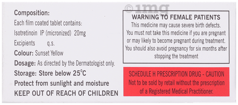Isolox 20mg Tablet image