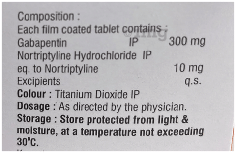 Gabagrin-NT 300 Tablet image Gabagrin-NT 300 Tablet image