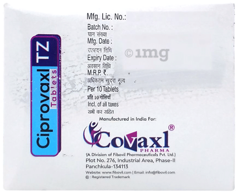 Ciprovaxl TZ 500mg/600mg Tablet