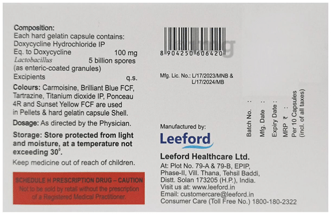 Doxynec 100mg Capsule