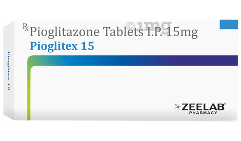 Pioglitex 15mg Tablet image Pioglitex 15mg Tablet image