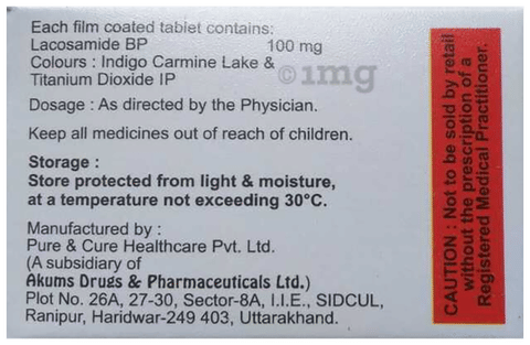Lacoepi 100 Tablet image