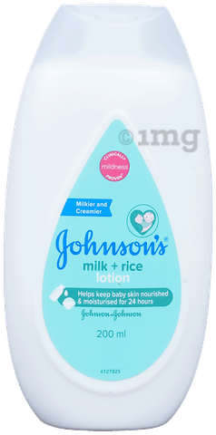 Johnson s Baby Milk Rice Lotion Buy bottle of 200.0 ml Lotion