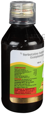 Ascoril Plus Expectorant Ginger Lemon