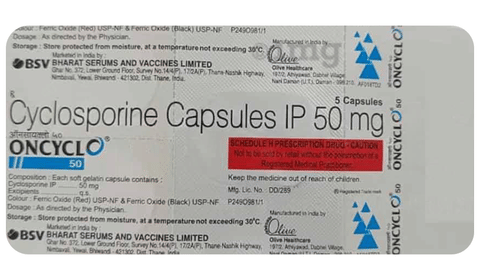 Oncyclo 50mg Capsule image