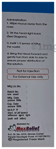 Nitus Nasal Spray