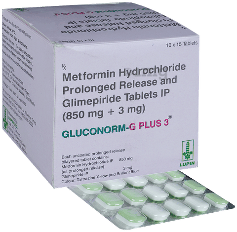 Gluconorm-G Plus 3 Tablet PR