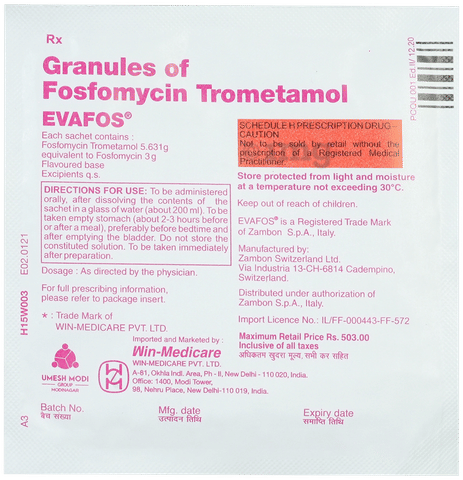 Evafos Granules For Oral Solution image