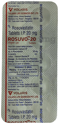 Rosuvo 20mg Tablet image Rosuvo 20mg Tablet image