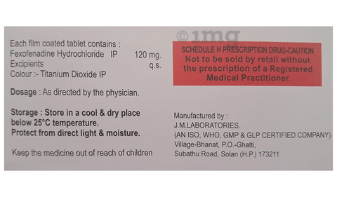 Hvhist 120 Tablet image