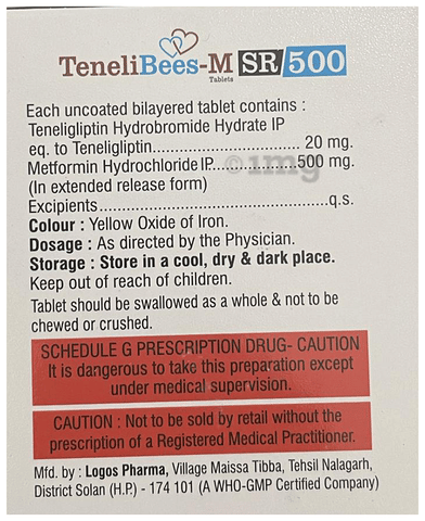 Tenelibees-M SR 500 Tablet image Tenelibees-M SR 500 Tablet image