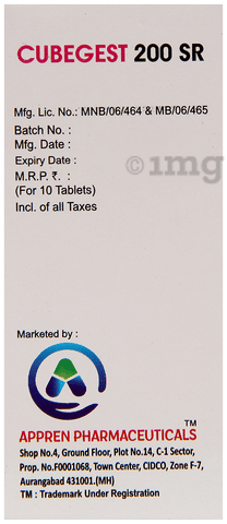Cubegest 200 SR Tablet 3