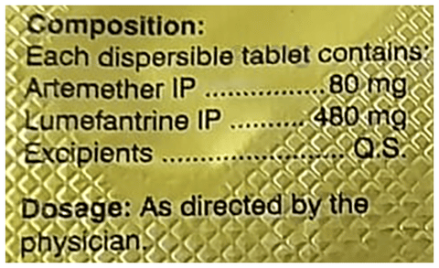 Lumether 80 Tablet Orange image